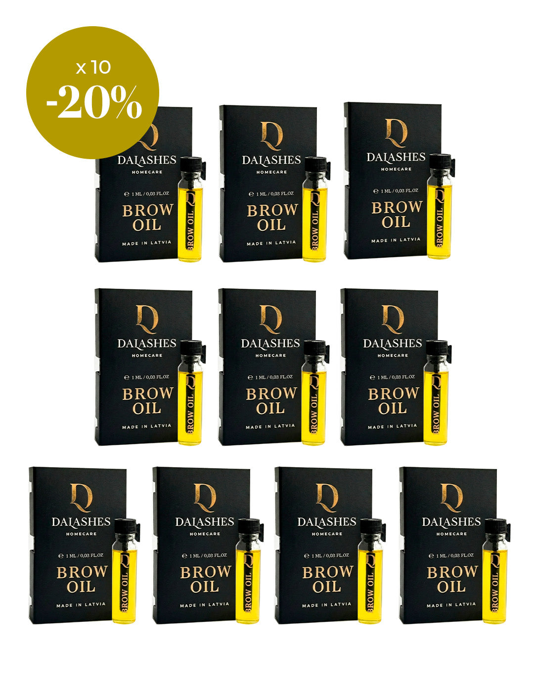 Brow oil (zestaw 10 próbek)