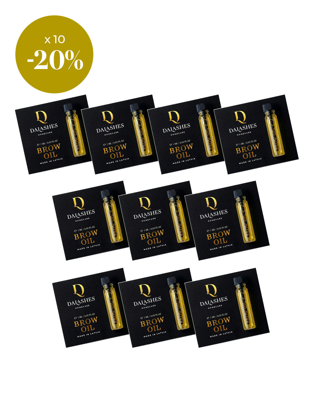 Brow oil (zestaw 10 próbek)