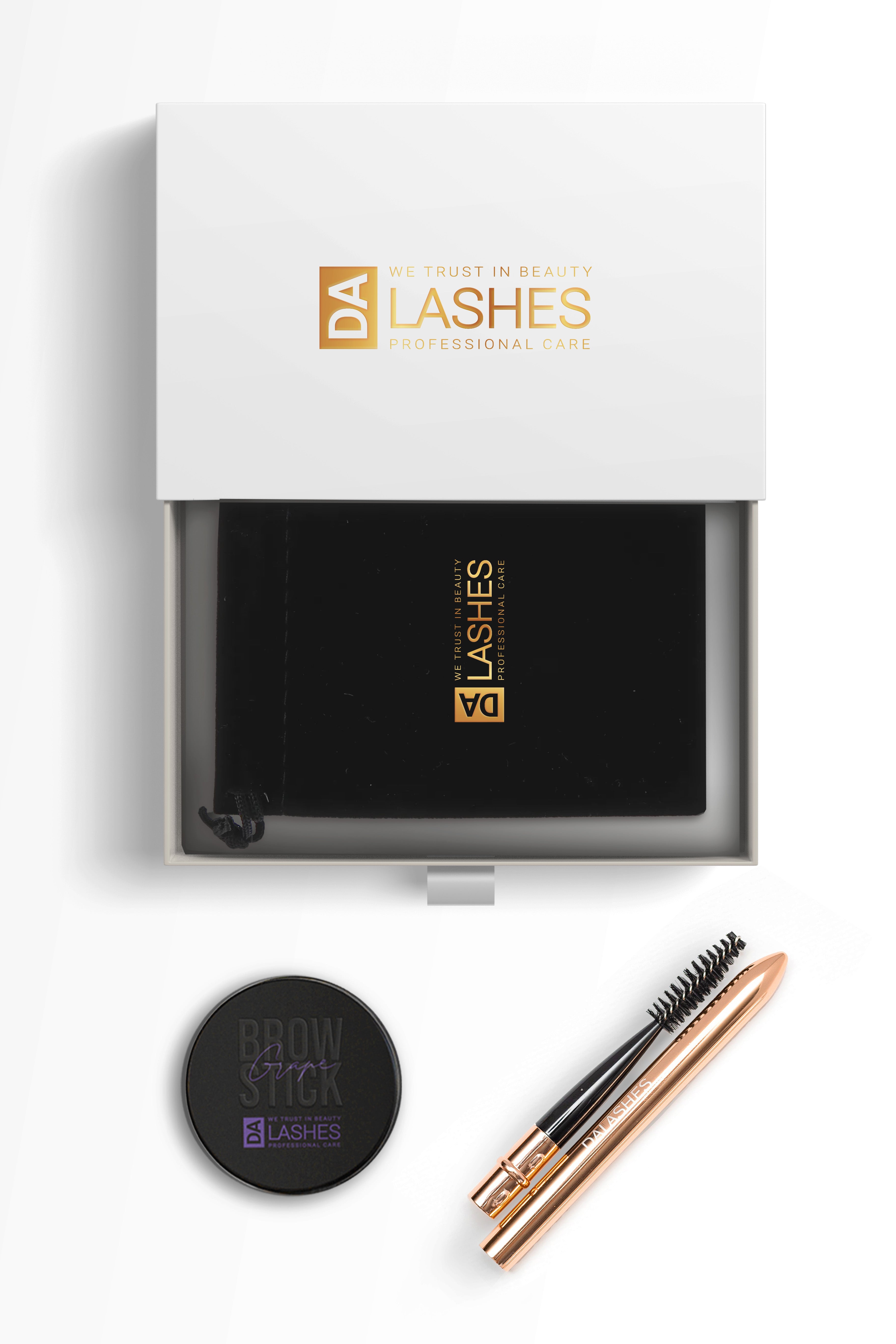 Zestaw prezentowy brow stick i metallic brush