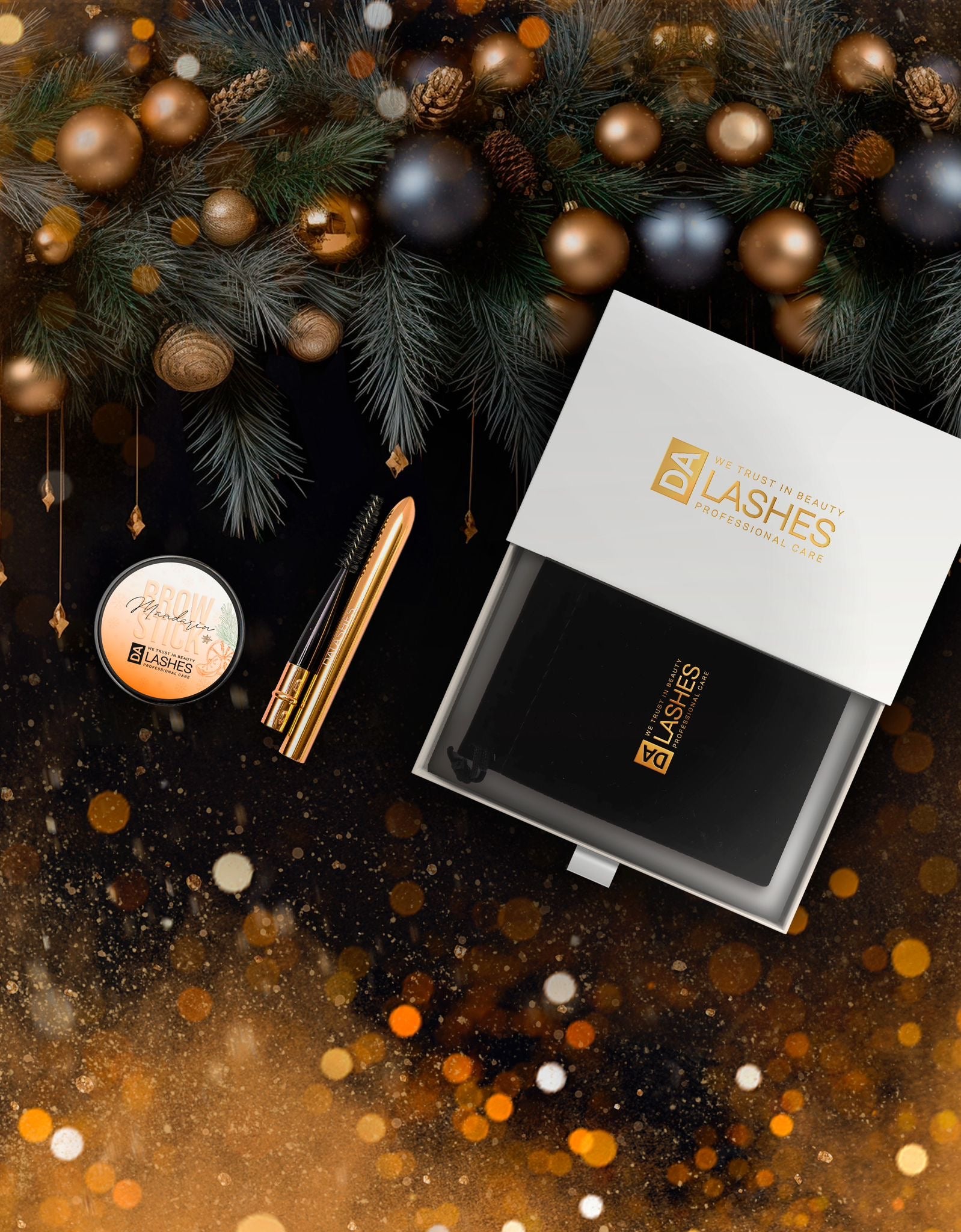 Zestaw prezentowy brow stick i metallic brush